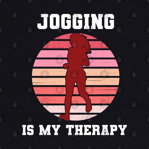 Jogging Is My Therapy by coloringiship